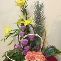 Arreglo Floral para Aniversario, con alcatraces y rosas - AN1