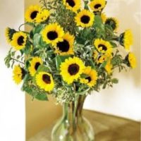 Florero de Girasoles - F18